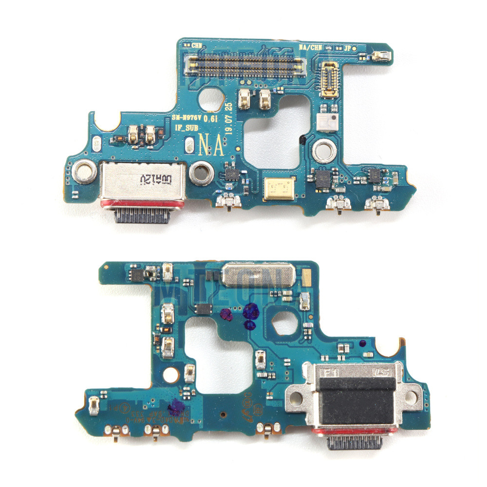 Cổng sạc USB 45W Dock kết nối cổng sạc cho Samsung Galaxy Note 10 + Plus SM-N975F N976B N976U Bo mạch chủ Cáp mềm