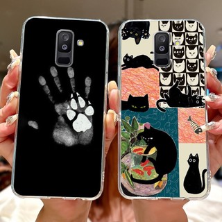 Dành Cho Samsung Galaxy A6 Plus A6 + 2018 Ốp Lưng SM-A605F Vỏ Silicon Thời Trang Bướm Mềm Cho Samsung A6 2018 A6Plus Ốp Lưng