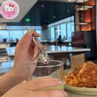 Ánh Trăng Thép Không Gỉ Nhỏ Thìa Tròn Thìa Cà Phê Mật Ong Trộn Thìa Hộ Gia Đình Thìa Gia Vị Kem Món Tráng Miệng Thìa EN