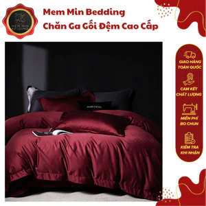 Bộ Chăn Ga Gối Chất Liệu Vải Mềm Óng Giúp Nâng Tầm Đẳng Cấp Phòng Ngủ Của Bạn - MemMinbedding Luxury