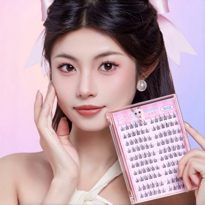 【SKISOPGO】Lông Mi Giả Tự Dính, Mi giả không cần dùng keo, Dễ Gắn, Tái Sử Dụng Nhiều Lần