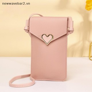 [Mới] Ví điện thoại di động màn hình cảm ứng dành cho nữ Ví điện thoại thông minh Ví da Dây đeo vai Túi xách nữ Ví di động Túi Messenger.