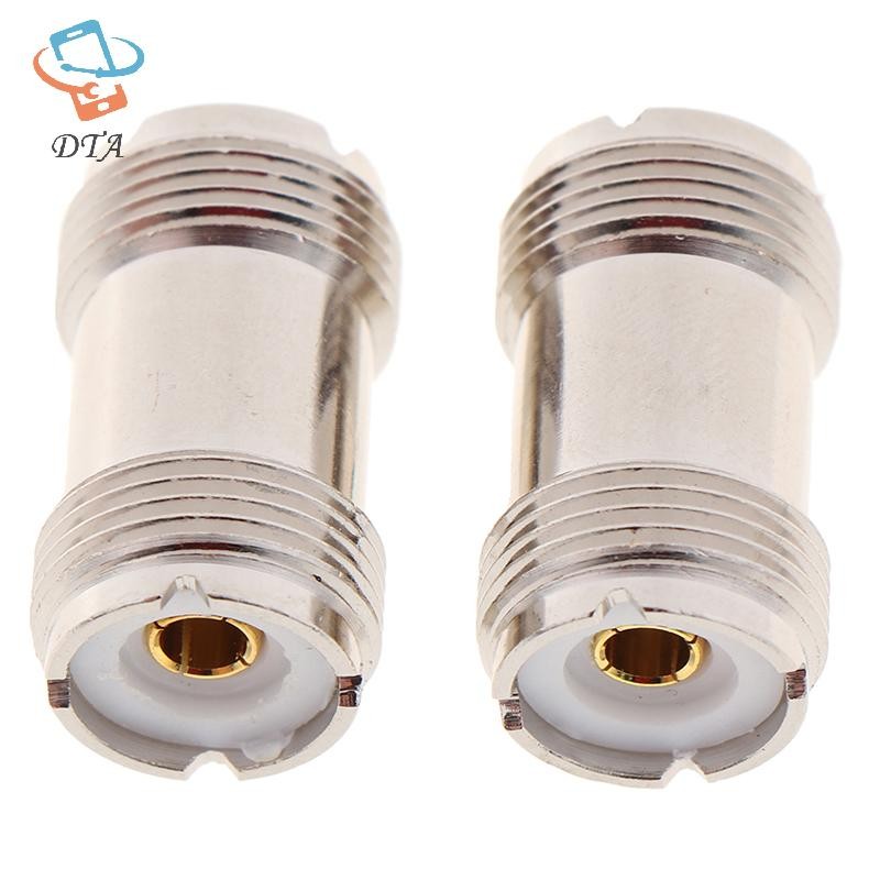 [DTA] Đầu nối bộ chuyển đổi cáp đồng trục RF nữ sang nữ SO-239 UHF cho PL-259 VN