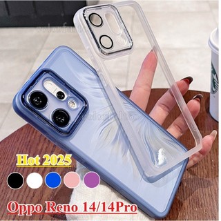 Vỏ Mềm Mỏng Nhiều Màu Sắc Cho Oppo Reno 15 14 Pro 14Pro 14F Reno14Pro 15ProMax 15F Reno15ProMini 4G 5G Vỏ Điện Thoại Silicon TPU Ốp Lưng Chống Sốc Camera Bảo Vệ Cặp Đôi Ốp Lưng