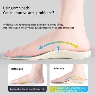 Vòm Hỗ Trợ Đế Cho Plantar Fasciitis Chân Phẳng Chỉnh Hình Giày Chèn Chống Sốc Đế Thể Thao Để Giảm Đau Chân