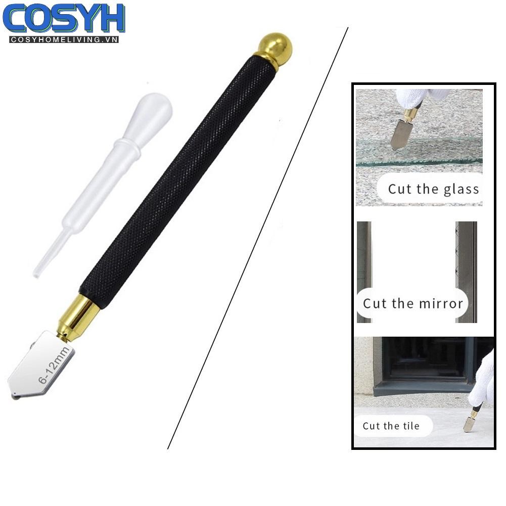 <cosyh>Glass Cutter Glass Cutting Tools Kits Multifunctional Portable 2 Pcs Brand New