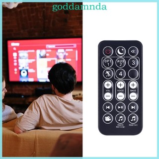 Godd Nâng cấp Điều khiển từ xa thay thế RE69151 Thanh điều khiển Hệ thống loa Soundbar ABS Remote cho âm thanh Polk Magnifi