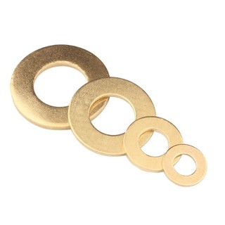 ((LXY) Máy giặt / Máy giặt phẳng bằng đồng thau M2 / M2.5 / M3 / M4 / M5 / M6 / M8 Vòng đệm, Long Đền phẳng  Đồng cho ốc lục giác (RM-VN-1)