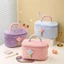 FAVORITEGOODS Túi Trang Điểm, Hoa Tulip Dây Kéo Túi Đựng Mỹ Phẩm, Di Động Đa Năng Dung Tích Lớn Corduro Trang Điểm Tổ Chức Phụ Kiện Du Lịch