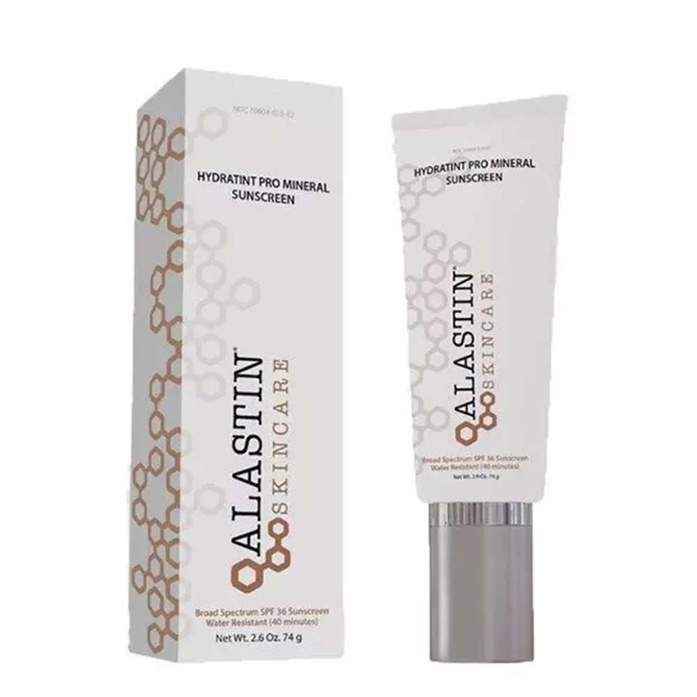 ALASTIN Skincare Hydra Tint Pro Mineral Sunscreen Tinted Daily Sunblock | Fragrance-Free, Water Resistant 91g