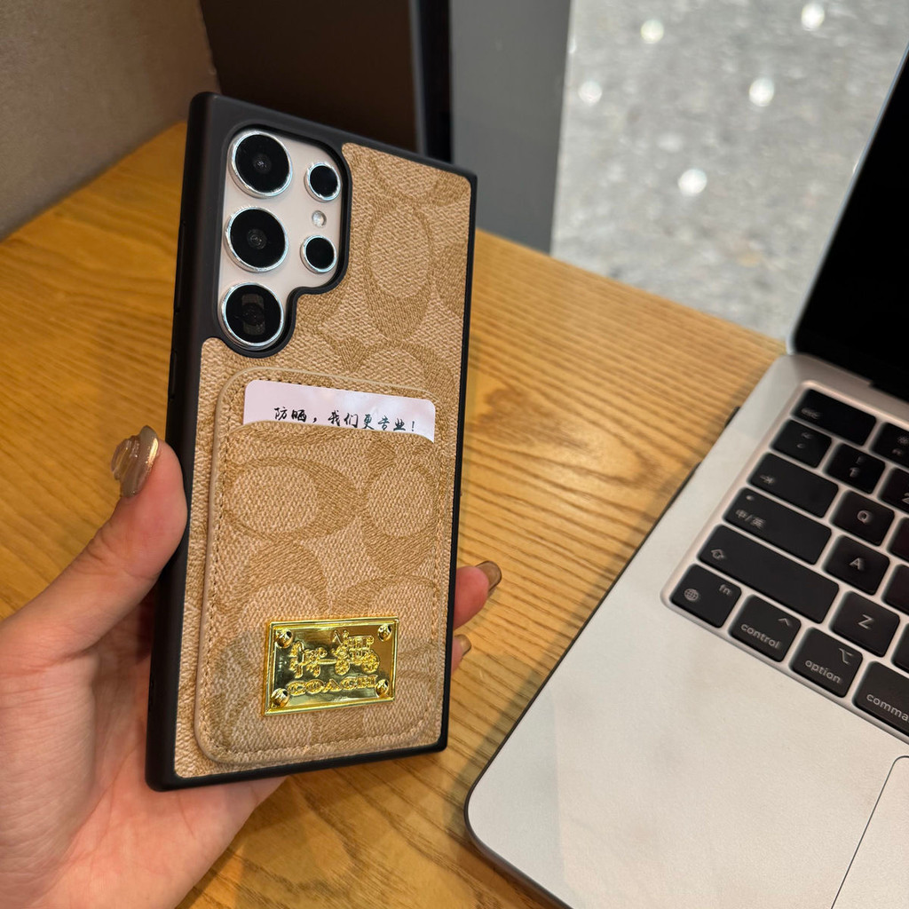 Sang Trọng Phong Cách Mới Ốp Lưng Điện Thoại Samsung S10 S20 S21 S22 S23 S24 S25 PLUS S20U S21U S22U S23U S24U S25ULTRA NOTE 10 20 PLUS retro Độc Đáo Có Khe Cắm Ví Thẻ Vỏ Điện Thoại