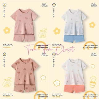 Punchun SS2025 Bộ cộc Punchun cho bé