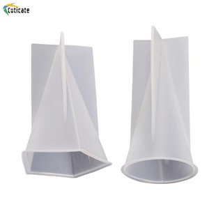 Mô hình nhựa hình nón, mô hình silicone kim tự tháp cho nến, đế trưng bày trang sức