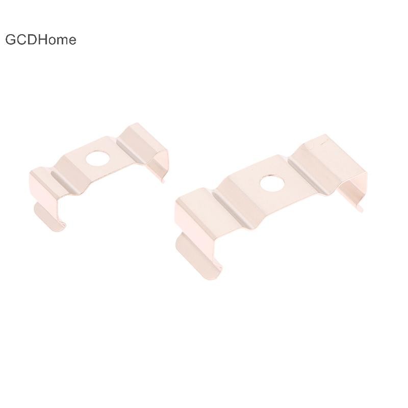 Gcdhome 50 Cái Giá đỡ kẹp ống LED T5 / T8 cho ổ cắm đèn / Đèn trần / Đèn cố định cho thiết bị điện gia dụng HOT