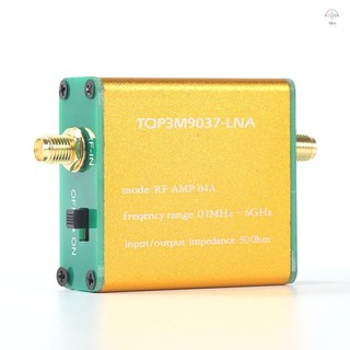 100k-6ghz RF AMP Full-Band Radio SignalBộ khuếch đại tín hiệu vô tuyến Tăng cường tín hiệu vô tuyến Bộ khuếch đại tín hiệu vô tuyến tính cao Bộ khuếch đại tăng tiếng ồn thấp