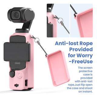Dành Cho DJI Osmo Pocket 3 Vỏ Bảo Vệ Silicon Vỏ Ống Kính DJI PTZ Phụ Kiện Camera Bảo Vệ