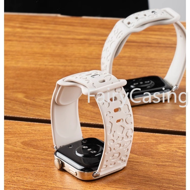 Dây đeo silicon in họa tiết da báo cho Huawei Watch Fit 3 Vòng đeo tay khắc cho Correa cho Huawei Fit3 Dây đeo đồng hồ thể thao Accesorios