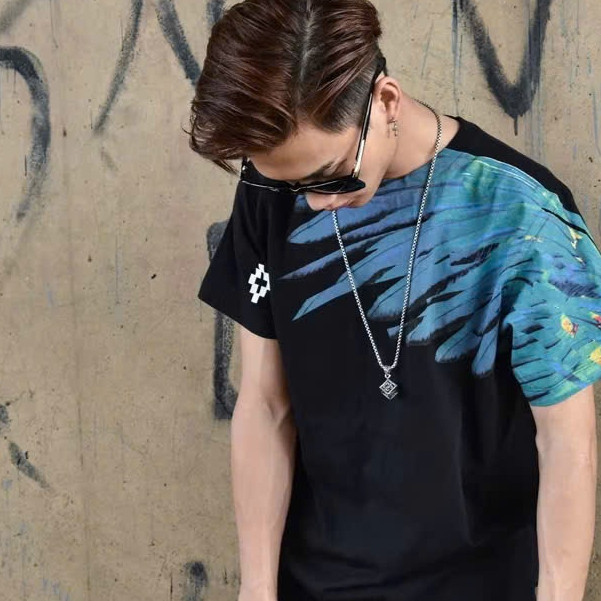 Áo Thun Burlon Ngọn Cau Nửa Vai KCloset Áo Phông Cotton Dày Dặn Dáng Rộng Nam Nữ NA913