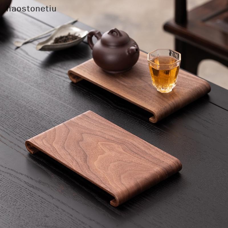 HA Phong Cách Retro Quả óc chó Khay Trà Xà Phòng Gỗ Thơm Nến Bảo Quản Hộ Gia Đình Để Bàn Hộp Bảo Quản Tấm Trang Trí n
