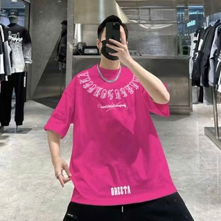 LOCAL BRAND Áo thun Wash Chữ Cổ CITY Phong Cách Unisex Form Rộng / Áo thun Phông Màu Phong Cách Âu Mỹ