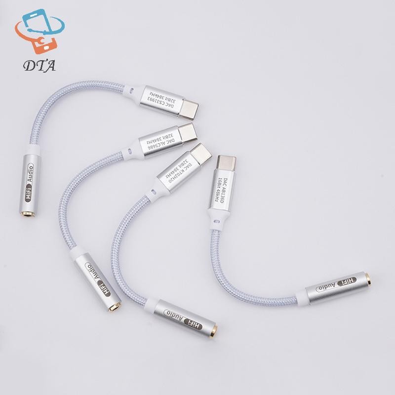 [DTA] Bộ khuếch đại tai nghe HiFi DAC Type C sang 3,5mm CX31993 Chip USB C Bộ giải mã âm thanh Bộ chuyển đổi AMP Bộ khuếch đại DAC cho 16 / Android VN