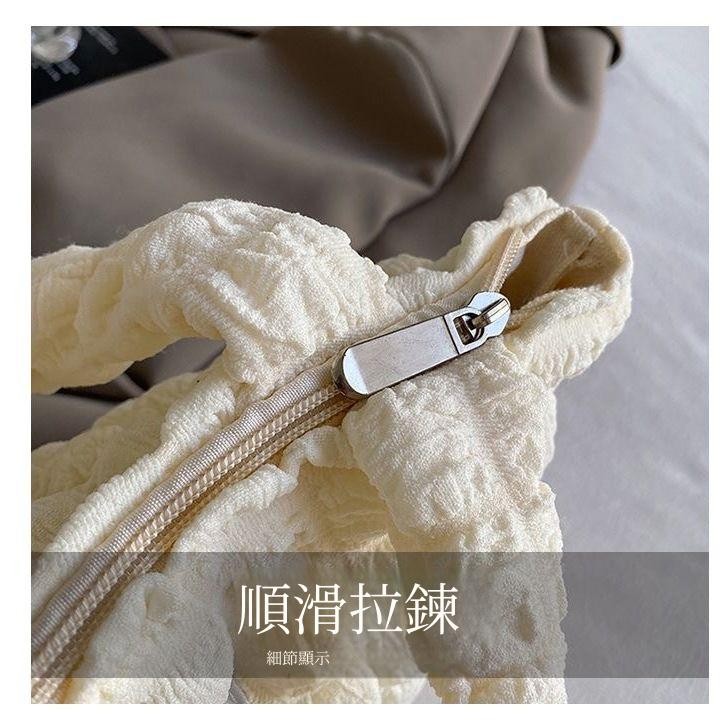 Túi mây 24H Túi đựng đám mây Túi bong bóng Túi báo hàng tuần này Túi đeo nách Macaron tươi Túi đựng rác nhỏ màu đen Phiên bản Hàn Quốc Túi mây Hàn Quốc Túi phồn – 3