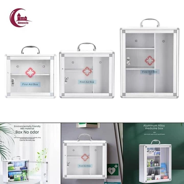 Tủ treo tường sơ cứu có hộp sơ cứu chìa khóa cho nơi làm việc tại nhà