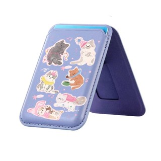 Anime Phong Cách Mèo Họa Tiết Ví Cho iPhone 16 15 14 13 12 pro Max 16Plus Thẻ Điện Thoại Cho Ốp Lưng Bỏ Túi Bao