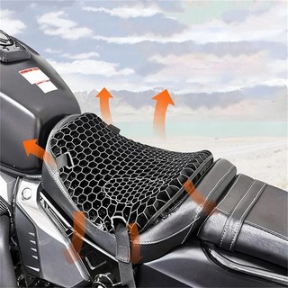 Đệm Lót Yên Xe Máy 3D, Hình Tổ Ong Chống Trượt, Giảm áp lực lên mông, giảm đau mông, ê mông