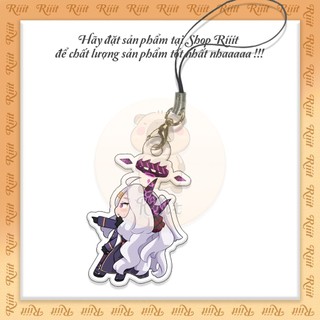 (MÓC TREO) Dây treo điện thoại in hình Game Blue Archive mica acrylic dây móc khóa tiện lợi xinh xắn