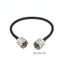 Đầu nối nam sang nam JUIC UHF, Cáp đồng trục RF 30cm / 50cm / 1m, Chất lượng cao Thẳng bền UHF PL259 Nam sang UHF Male PL259 RG58 Cáp đuôi lợn