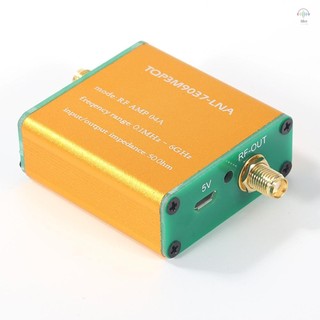 100k-6ghz RF AMP Full-Band Radio SignalBộ khuếch đại tín hiệu vô tuyến Tăng cường tín hiệu vô tuyến Bộ khuếch đại tín hiệu vô tuyến tính cao Bộ khuếch đại tăng tiếng ồn thấp