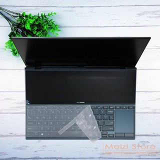Dành Cho ASUS ZenBook Duo 2021 UX482 UX482EA UX482EG UX482E UX 482 EA EG FL FN 14 inch laptop Silicon Bàn Phím Bao Da Bảo Vệ