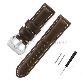 Kích Thước Lớn 26 Mm Sáp Dầu Vintage Da Thật Chính Hãng Dây Đeo Đồng Hồ 20 Mm 22 Mm 24 Mm Da Bò Dây Đồng Hồ Phát Hành Nhanh Dây Đeo Tay Cho Nam Vòng Tay Quà Tặng Giáng Sinh