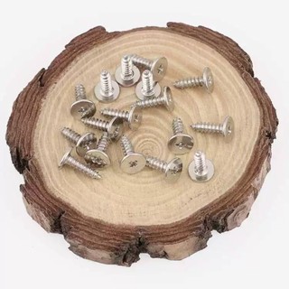 ((LXY) Vít răng thưa bắn gỗ, vít bắt tắc kê  đầu bằng mạ niken M1.2 / M1.4 / M1.7 / M2 / M2.3 / M2.6 / M3 / M3.5 / M4 * L4-30mm (RM-VN-1)