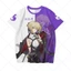 SY3 Zenless Zone Zero Evelyn Chevalier Cosplay Vải Full Graphic Mùa Hè Áo Thun Anime Tay Ngắn Top YS3