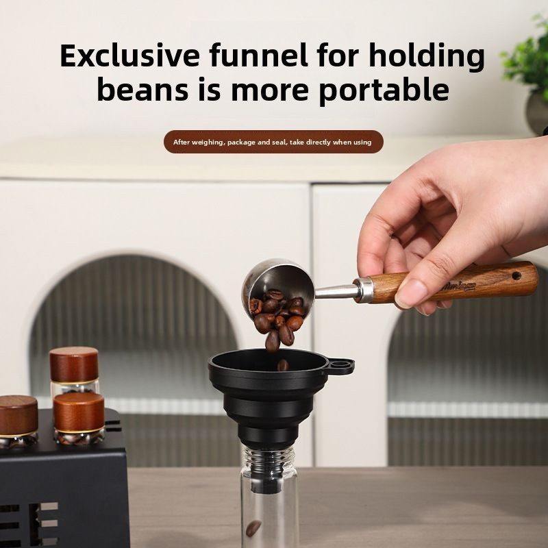 Cà Phê Đậu Bảo Quản Hộp Đựng Ống Hiển Thị Giá Trà Chai Thủy Tinh Đơn Liều Espresso Phụ Kiện Cà Phê Bộ Barista Dụng Cụ Quà Tặng