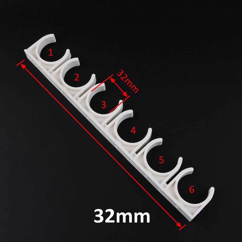 2 chiếc 16mm 20mm ống nước kẹp PVC PPR ống hỗ trợ móc ống nước kẹp vườn hệ thống tưới phụ kiện
