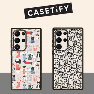 Từ Tính Toàn Màn Hình Mèo Acrylic Cứng Phone Case For Dành Cho Samsung Galaxy S26 24 23 22UItra S25 24 Plus Vỏ Bảo Vệ Chống Sốc