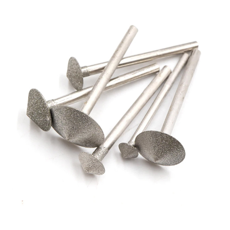 Dù Kim Kim Đá Mài Burr Mài Bit 2,35 / 3mm Đá Ngọc Hổ Phách Dụng Cụ 6mm 8mm 10mm 12mm 14mm 16mm