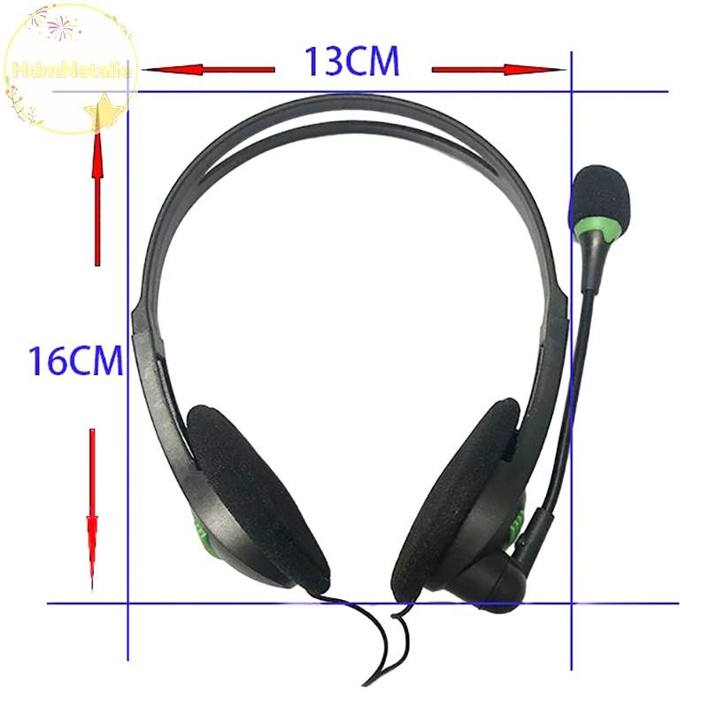 HdmNatalie Tai Nghe Có Dây 3.5 Mm Tai Nghe Đa Năng Có Micro Khử Tiếng Ồn Tai Nghe Cho Laptop Máy Tính VN