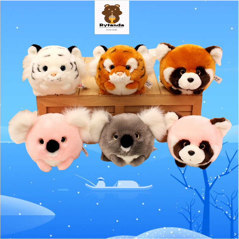 Rytanda Hổ Koala Raccoon Sang Trọng Đồ Chơi Mô Phỏng Dễ Thương Động Vật Ba Lô Mềm Lấp Đầy Đồ Chơi Động Vật Trẻ Em Bạn Gái Giáng Sinh Quà Tặng Sinh Nhật Trang Trí Nhà Cửa