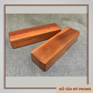 Cục gỗ ủi đồ, chặn giấy xịn giá xưởng 5x7x18 cm, phủ bóng, gỗ decor 5cm, 7cm