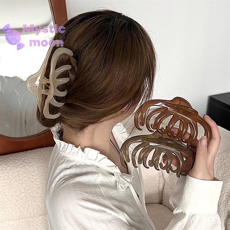 [Mystic] Vuốt Tóc Đơn Giản Ngọt Ngào Cho Nữ Cô Gái Kẹp Đa Năng Phụ Kiện Tóc Thời Trang Vintage Tính Khí Móng Vuốt Tóc Quà Tặng [Mới]