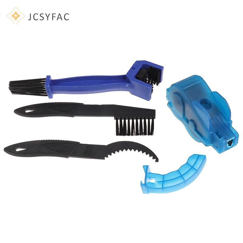 JCSYFAC 3X Xe Đạp Xe Đạp Xích Bánh Xe Rửa Dụng Cụ Làm Sạch Bàn Chải Chà Mới