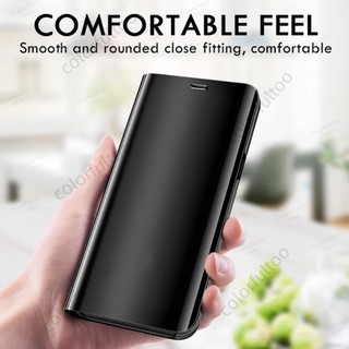 Ốp điện thoại lật gương bằng da cho Redmi Note 14 13 Pro Plus + 14Pro + Note13 Note14 4G 5G Vỏ bảo vệ toàn diện từ tính sang trọng Vỏ chống sốc Vỏ cứng mềm chống rơi