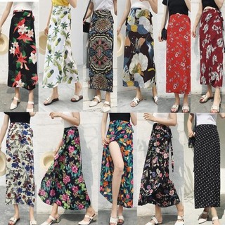 Váy đi biển Thái Lan một mảnh, dài sang trọng, buộc hoa dân tộc, ren, size S