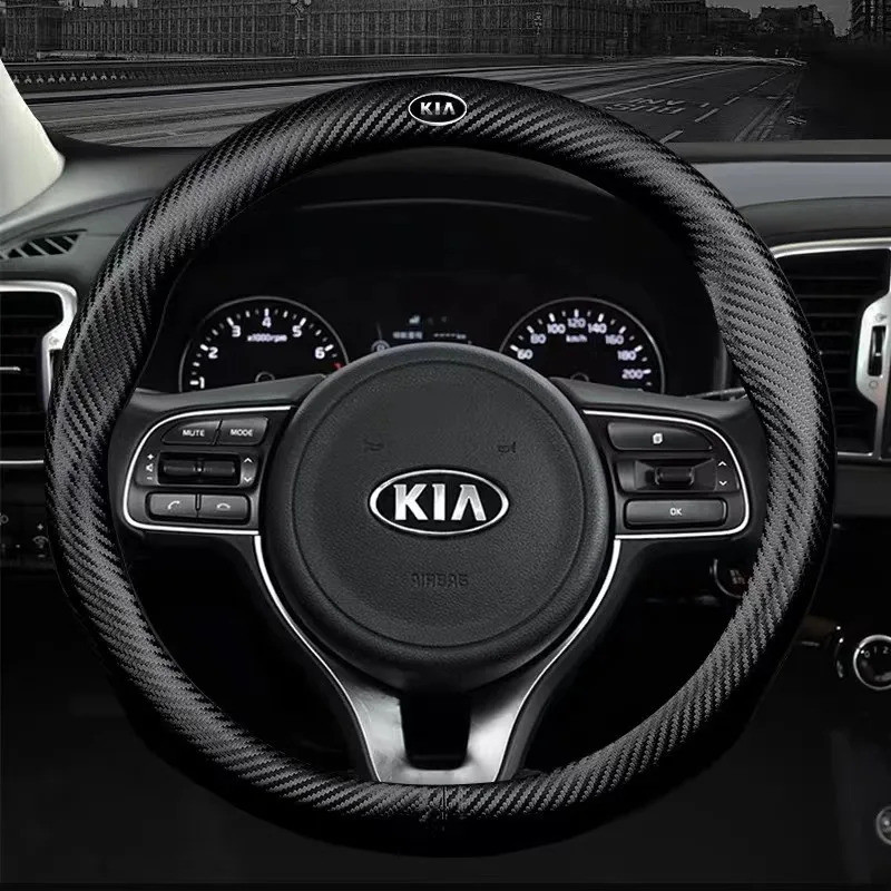 [Hàng giao ngay] Vỏ vô lăng Kia K2 K3 K4 K5 K7 K9 KX7 Forte Ceed Soul Sorento Sportage RIO Seltos Picanto vỏ vô lăng thời trang phụ kiện ô tô