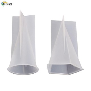 Mô hình nhựa hình nón, mô hình silicone kim tự tháp cho nến, đế trưng bày trang sức