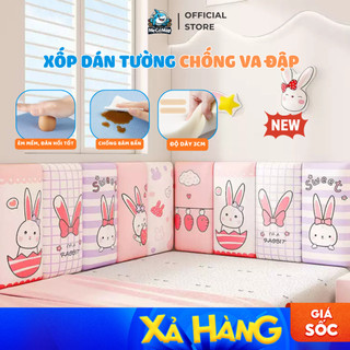 [NEW] Xốp Dán Tường Chống Va Đập Cho Bé, Tấm Xốp Dán Tường 3D Hình Hoạt Hình Ngộ Nghĩnh Trang Trí Phòng Ngủ Dày 3cm